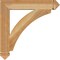 Ekena Millwork Thorton Arts & Crafts Rough Sawn Bracket, Western Red Cedar, 4"W x 26"D x 26"H BKT04X26X26THR03RWR - alternate 3